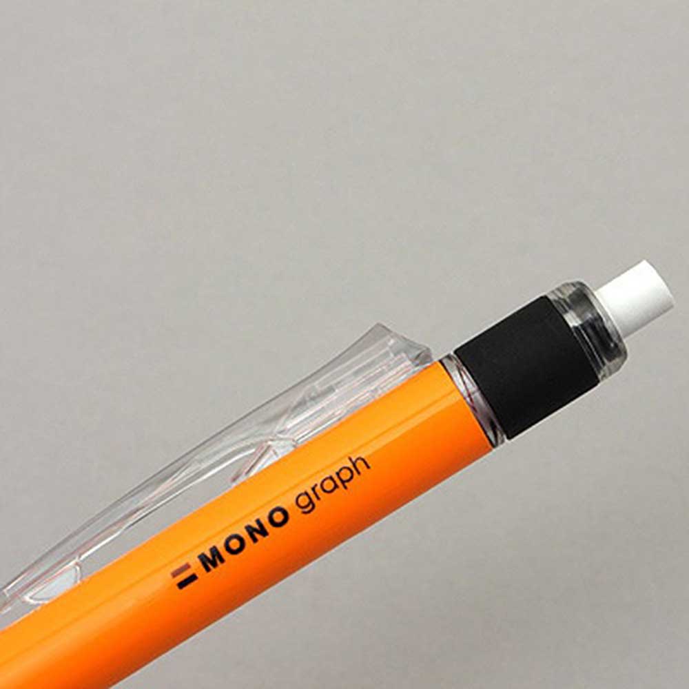 Tombow MONO Graph Neon Mekanik Kurşun Kalem 0.5mm Neon Turuncu (Blisterli)