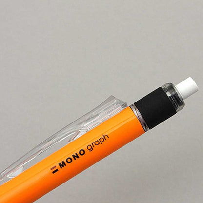 Tombow MONO Graph Neon Mekanik Kurşun Kalem 0.5mm Neon Turuncu (Blisterli)