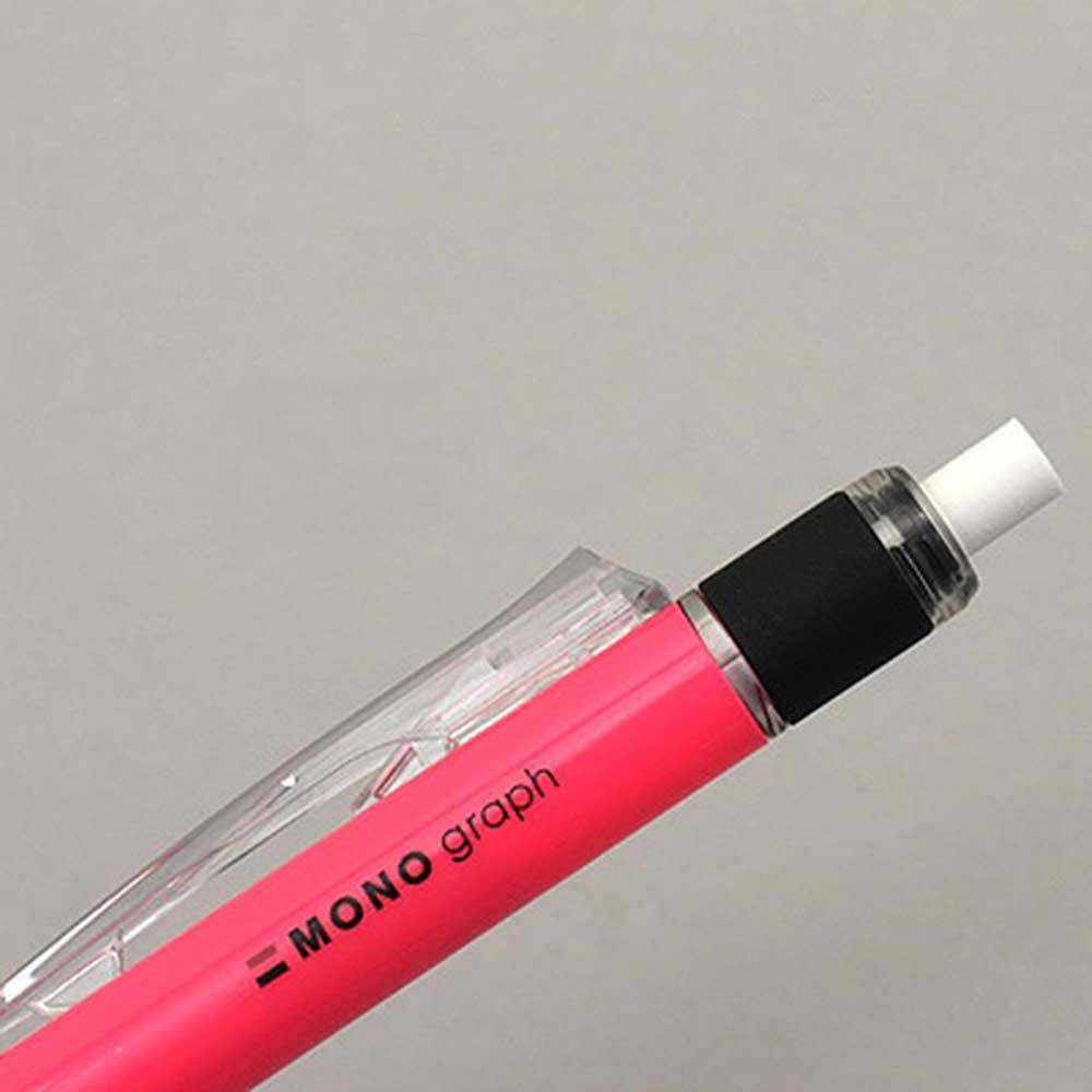 Tombow MONO Graph Neon Mekanik Kurşun Kalem 0.5mm Neon Pembe (Blisterli)