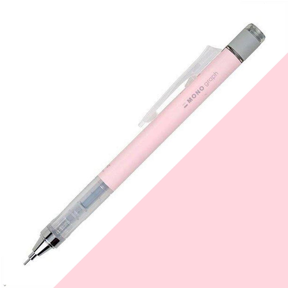 Tombow MONO Graph Pastel Mekanik Kurşun Kalem 0.5mm Mercan Pembe (Blisterli)