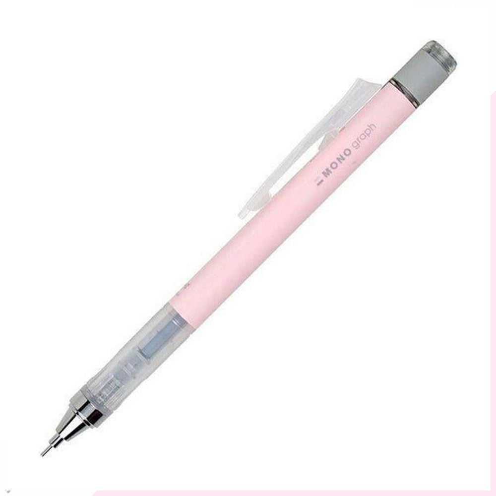 Tombow MONO Graph Pastel Mekanik Kurşun Kalem 0.5mm Mercan Pembe (Blisterli)
