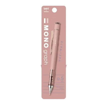 Tombow MONO Graph Faded Mekanik Kurşun Kalem 0.5mm Mercan (Blisterli)