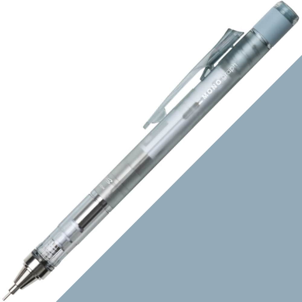 Tombow MONO Graph Dusty Mekanik Kurşun Kalem 0.5mm Smoky Blue (Blisterli)