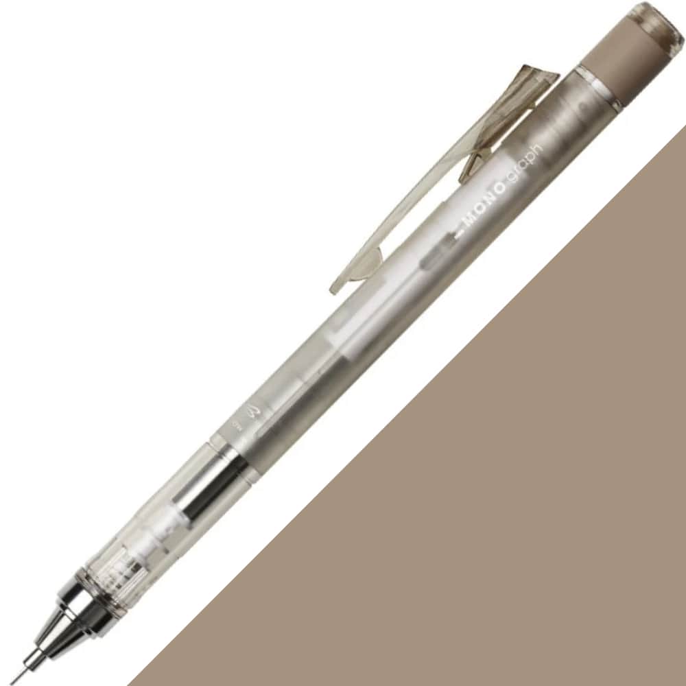 Tombow MONO Graph Dusty Mekanik Kurşun Kalem 0.5mm Ash Brown (Blisterli)