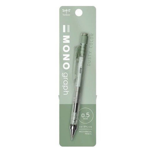 Tombow MONO Graph Dusty Mekanik Kurşun Kalem 0.5mm Olive Green (Blisterli)