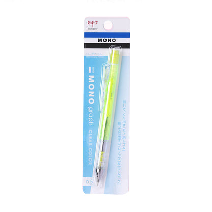 Tombow MONO Graph Mekanik Kurşun Kalem 0.5mm Şeffaf Limon (Blisterli)