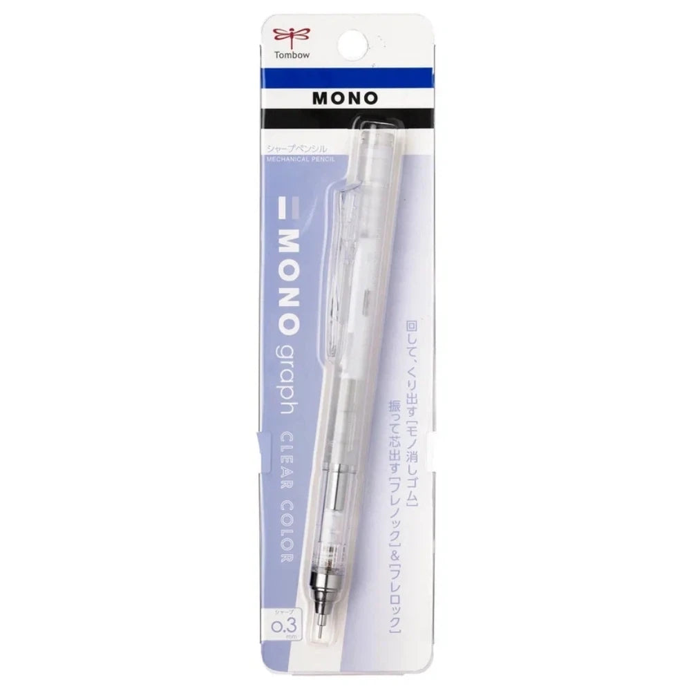 Tombow MONO Graph Clear Mekanik Kurşun Kalem 0,3mm Şeffaf