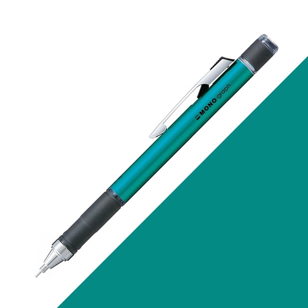 Tombow MONO Graph Grip Mekanik Kurşun Kalem 0.5mm Parlak Turkuaz