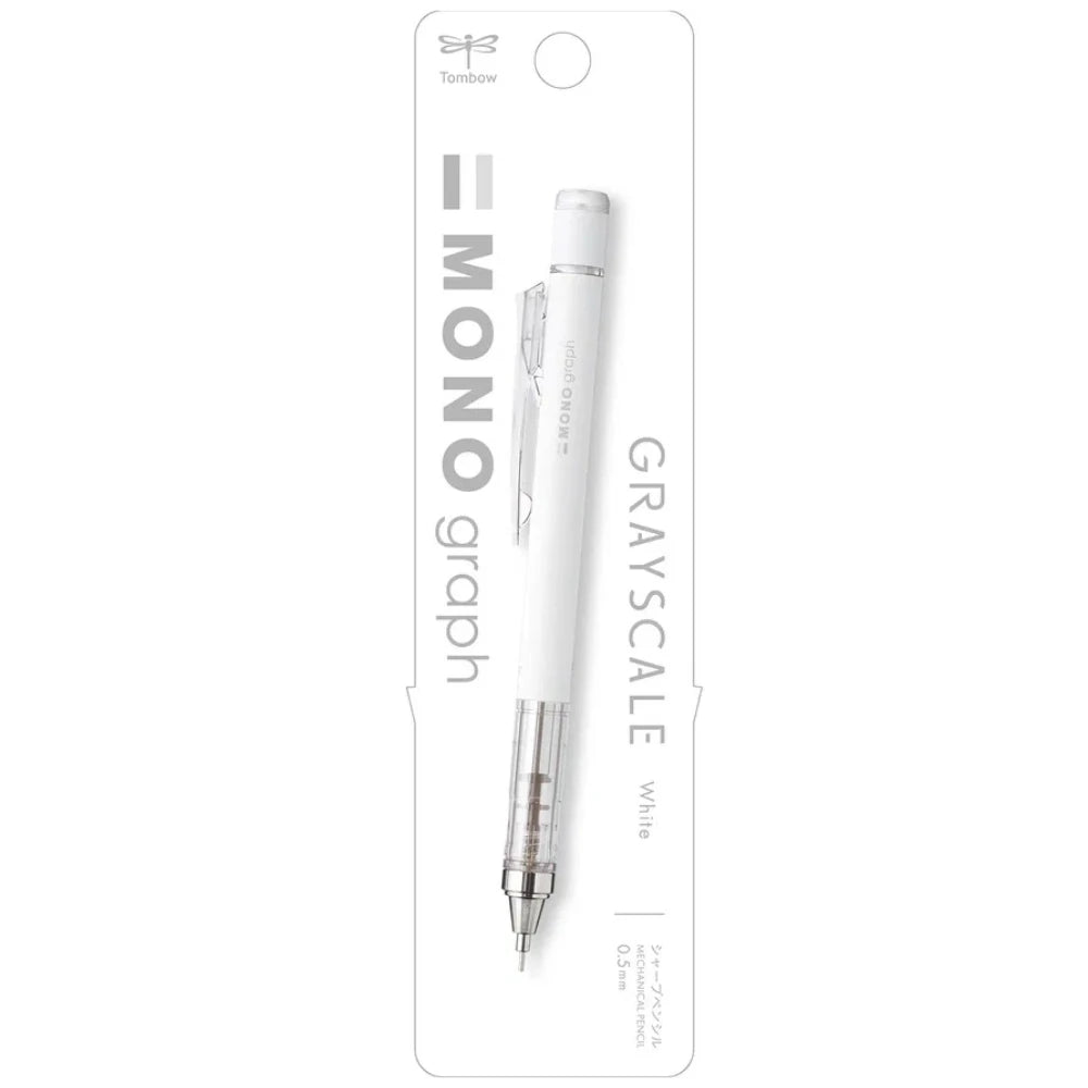 Tombow MONO Graph Grayscale Mekanik Kurşun Kalem 0,5mm Beyaz