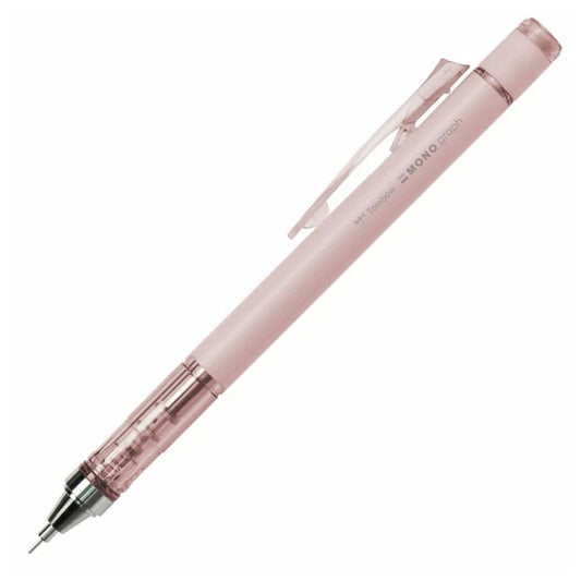 Tombow MONO Graph Mineral Mekanik Kurşun Kalem 0,5mm Şeffaf Bej - Blisterli