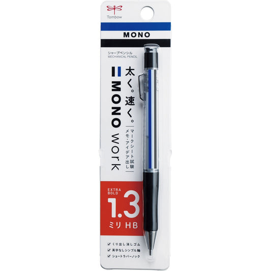 Tombow MONO Work Mekanik Kurşun Kalem 1,3mm Blisterli Standart