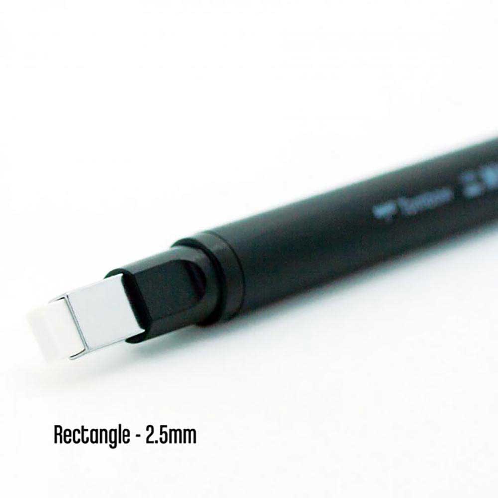 Tombow MONO Zero Flat Kalem Silgi Yassı Uç (2.5x5mm) Çizgili