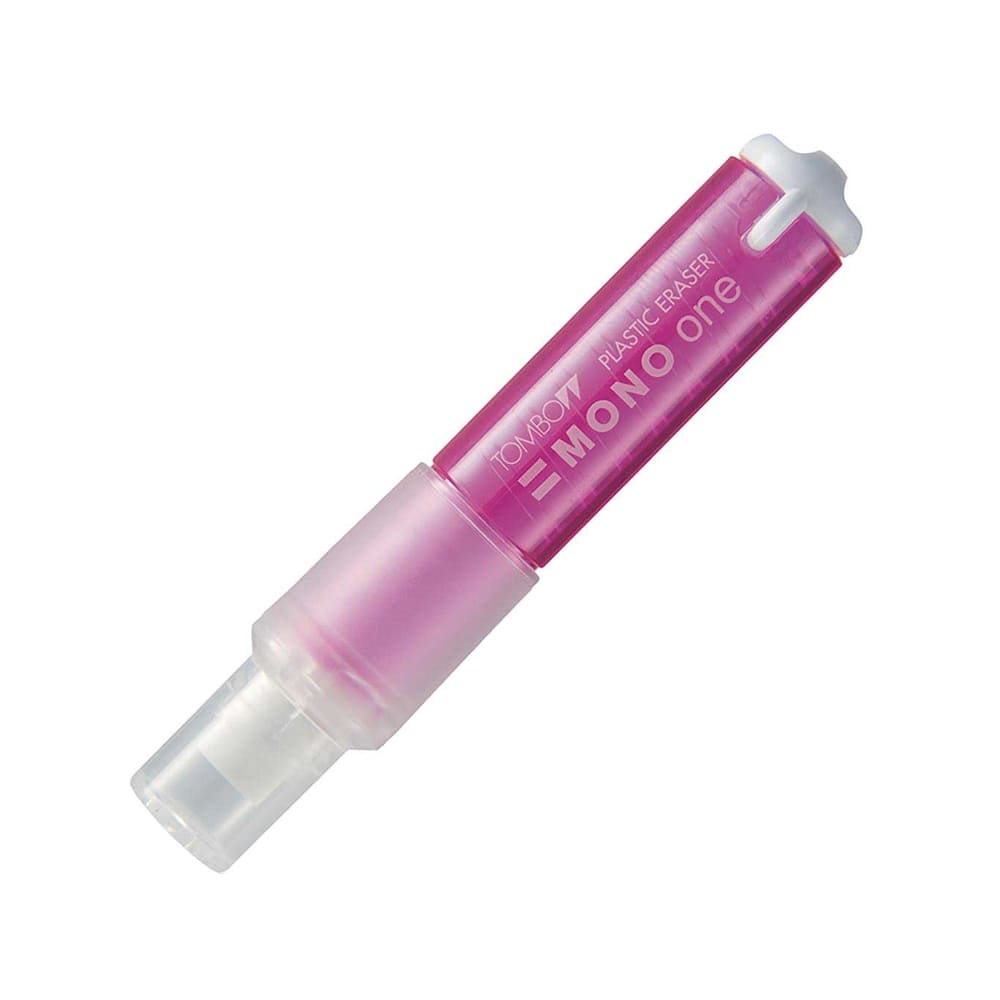 Tombow MONO One Çevirmeli Tüp Silgi Pembe