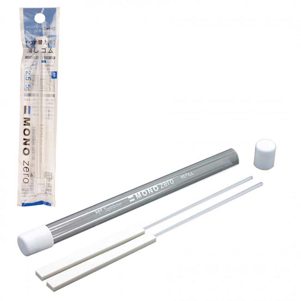 Tombow MONO Zero Flat Kalem Silgi Yedeği Yassı Uç 2'li Paket