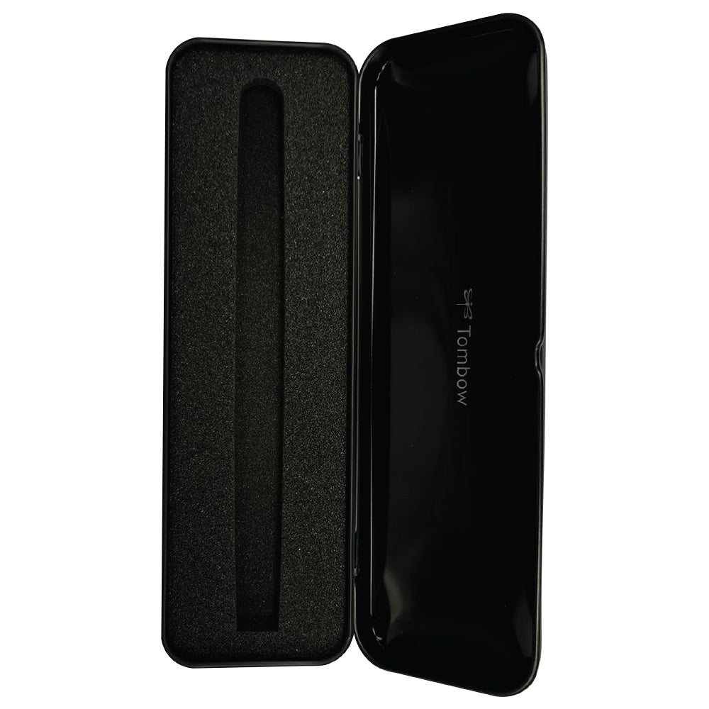 Tombow ZOOM Kalemler İçin Hediyelik Boş Metal Kutu (1 adet için) Siyah