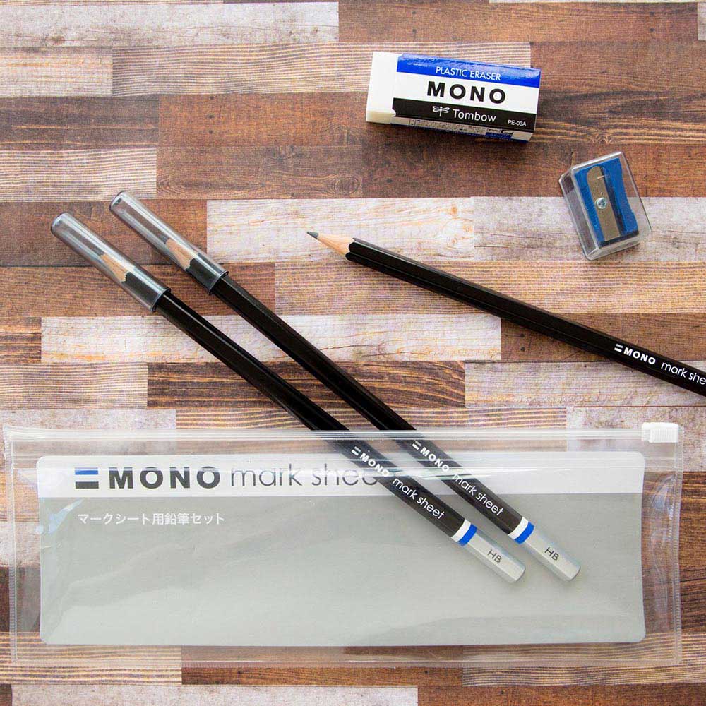 Tombow MONO Mark Sheet Dereceli Form Doldurma Kalemi HB Çantalı Set
