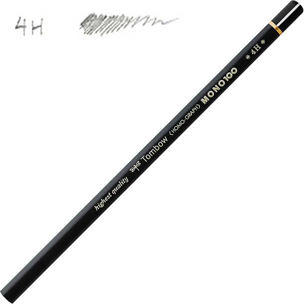 Tombow MONO-100 Dereceli Kurşun Kalem 4H