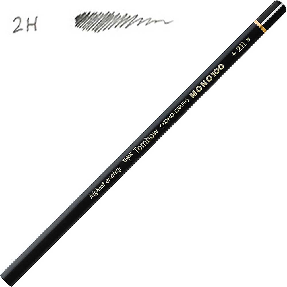 Tombow MONO-100 Dereceli Kurşun Kalem 2H