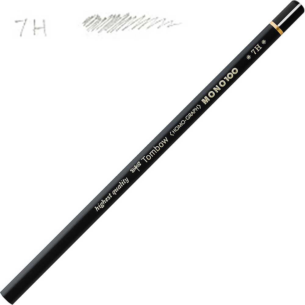 Tombow MONO-100 Dereceli Kurşun Kalem 7H