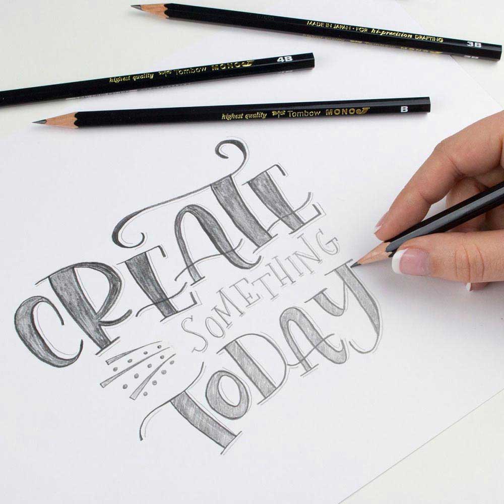 Tombow MONO-J Dereceli Kurşun Kalem 2H