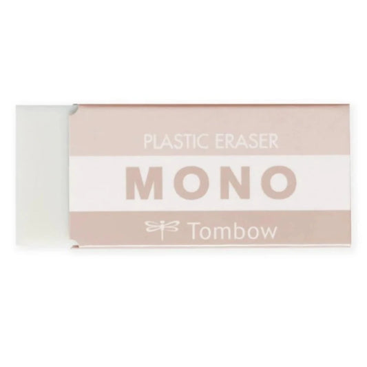 Tombow MONO Silgi 23x11x55mm Şeffaf Bej