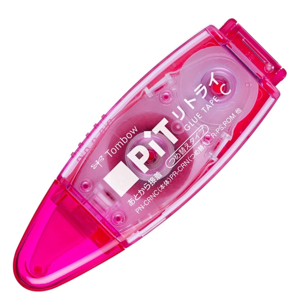 Tombow PiT Retry C Şerit Yapıştırıcı 8,4mmx8m Pembe