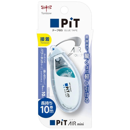 Tombow PiT AIR Mini Şerit Yapıştırıcı 6mmx10m Beyaz