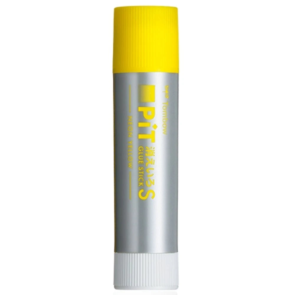 Tombow PiT Kieiro Uçan Neon Sarı Renkli Güçlü Stick Yapıştırıcı 10gr Gri