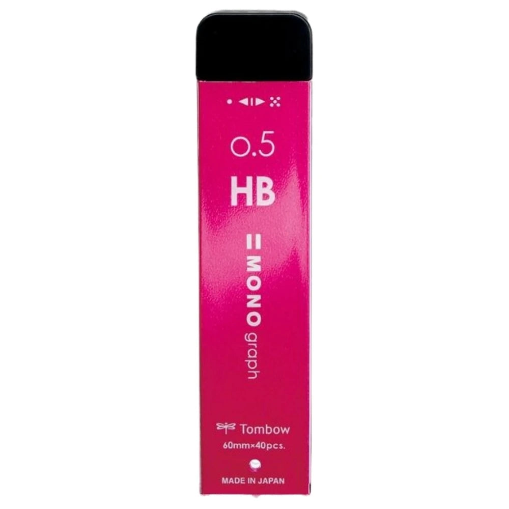 Tombow MONO Graph MG Profesyonel Uç 0,5mm 40'lı Tüp HB Pembe