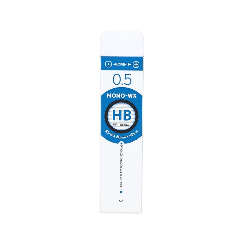 Tombow MONO-WX Profesyonel Uç 0.5mm 40'lı Tüp HB