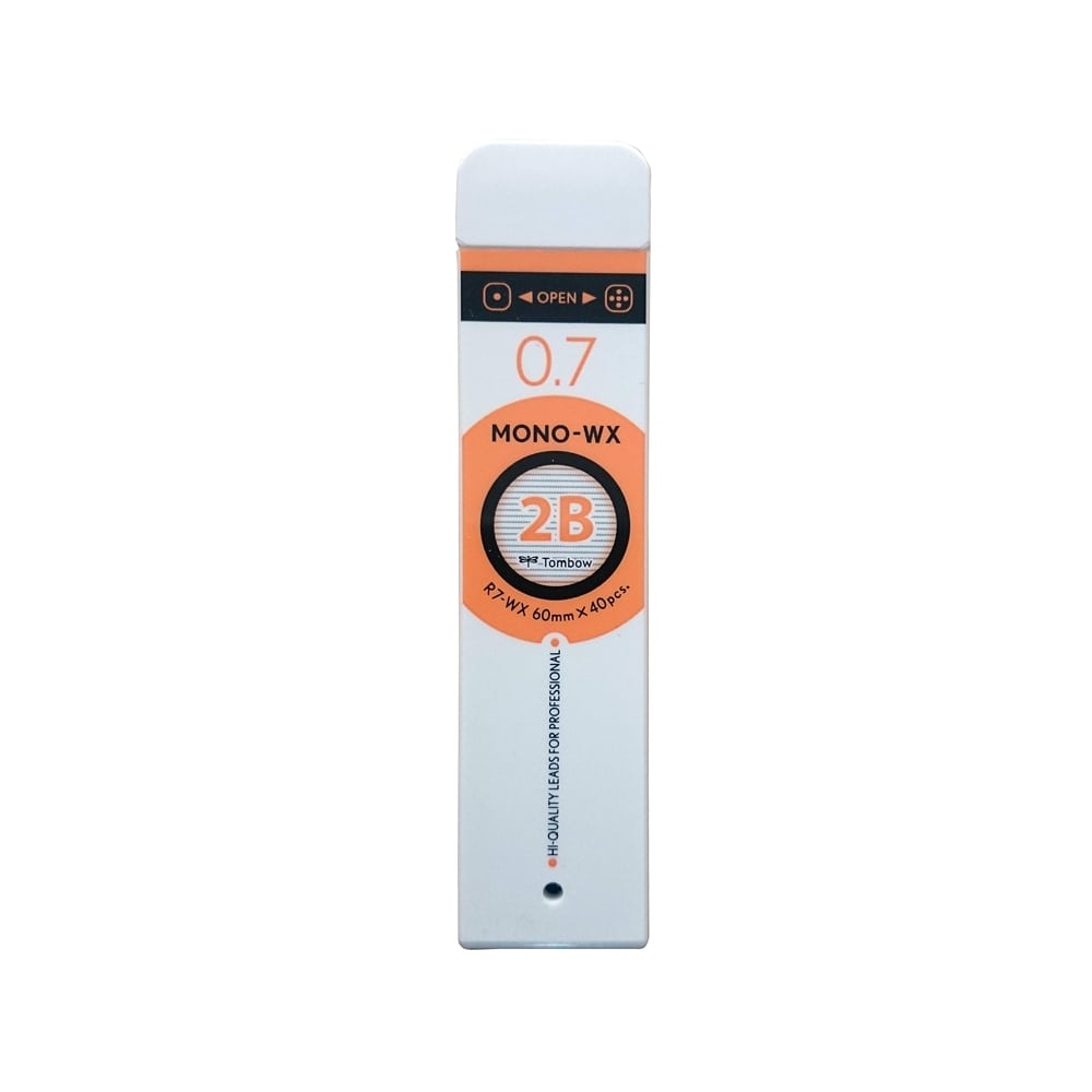 Tombow MONO-WX Profesyonel Uç 0.7mm 40'lı Tüp 2B