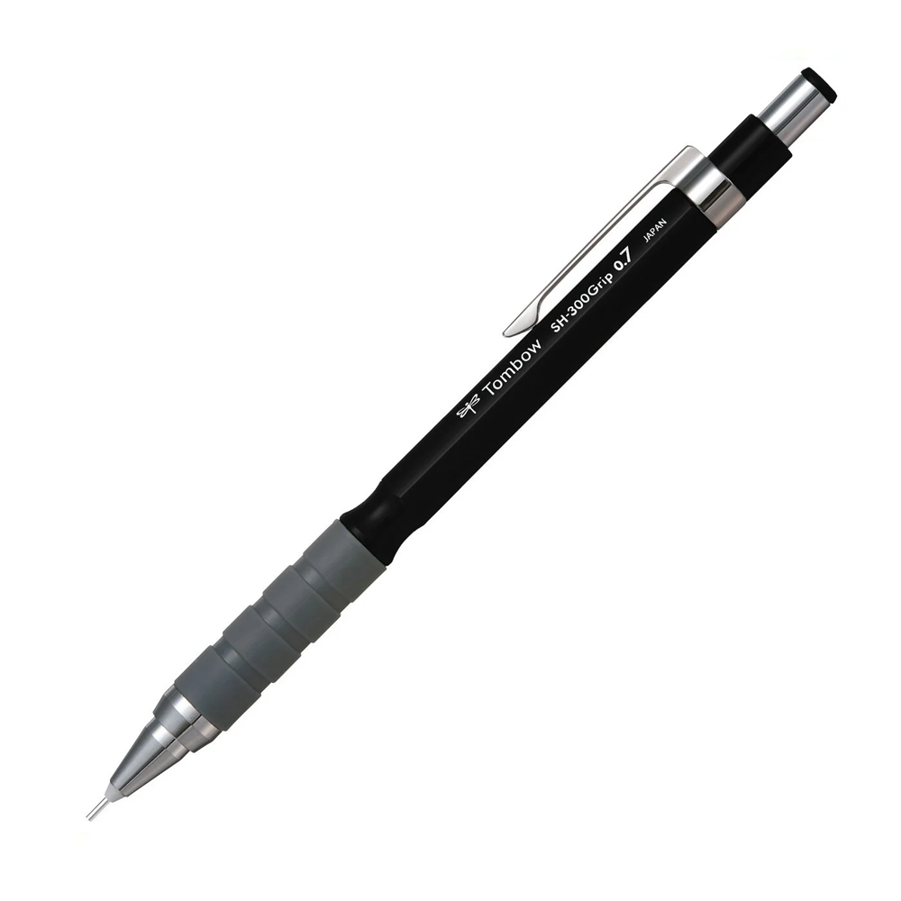 Tombow SH-300 Grip Mekanik Kurşun Kalem 0.7mm Siyah
