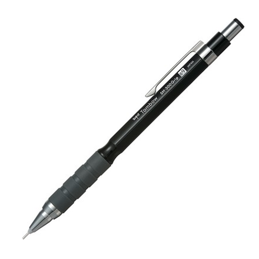 Tombow SH-300 Grip Mekanik Kurşun Kalem 0.9mm Siyah
