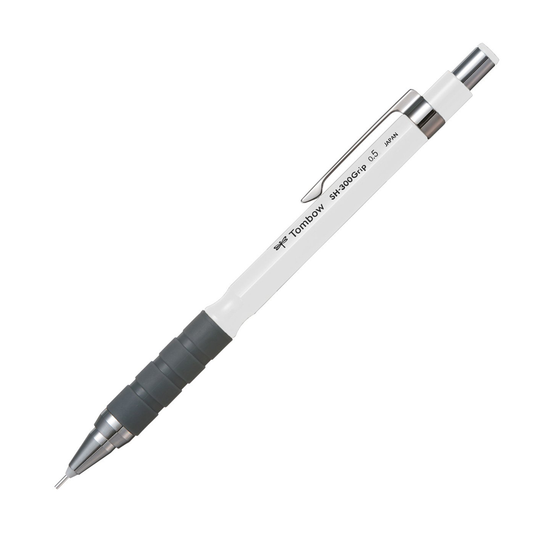 Tombow SH-300 Grip Mekanik Kurşun Kalem 0.5mm Beyaz
