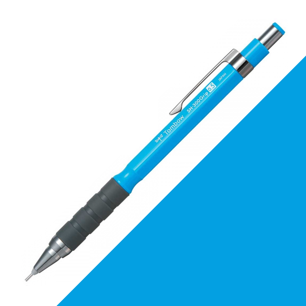 Tombow SH-300 Grip Mekanik Kurşun Kalem 0.5mm Mavi