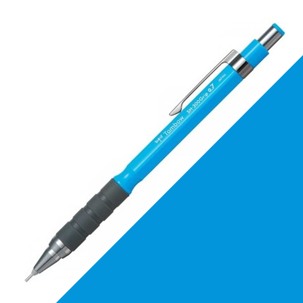 Tombow SH-300 Grip Mekanik Kurşun Kalem 0.7mm Mavi