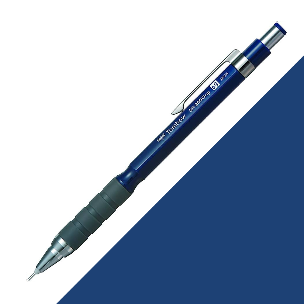Tombow SH-300 Grip Mekanik Kurşun Kalem 0.9mm Lacivert