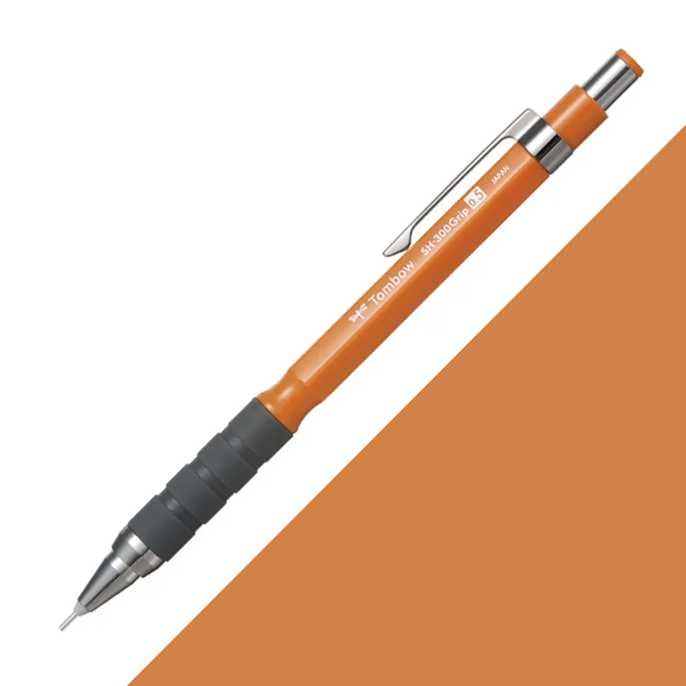 Tombow SH-300 Grip Mekanik Kurşun Kalem 0.5mm Turuncu