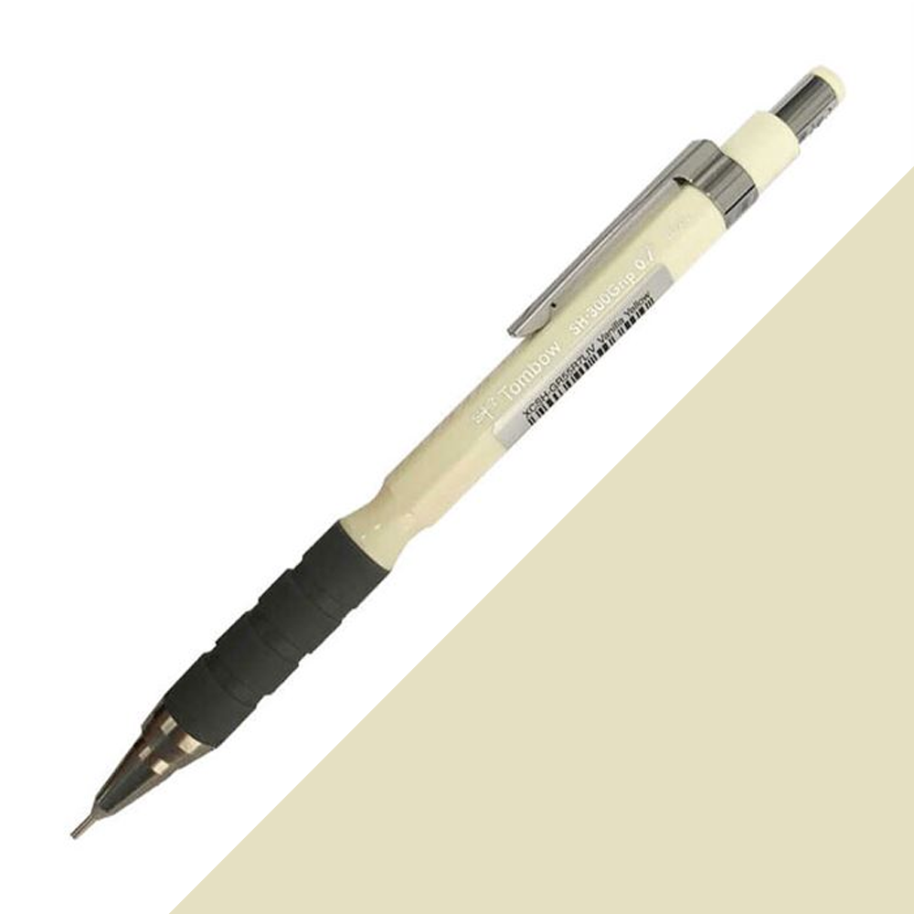Tombow SH-300 Grip Pastel Mekanik Kurşun Kalem 0.7mm Vanilya Sarısı