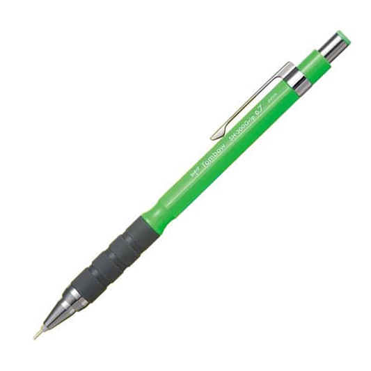 Tombow SH-300 Grip Neon Mekanik Kurşun Kalem 0.7mm Neon Yeşil