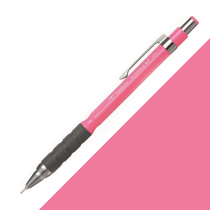 Tombow SH-300 Grip Neon Mekanik Kurşun Kalem 0.7mm Neon Pembe