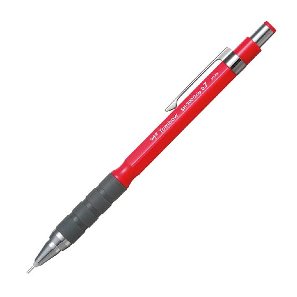 Tombow SH-300 Grip Mekanik Kurşun Kalem 0.7mm Koyu Pembe