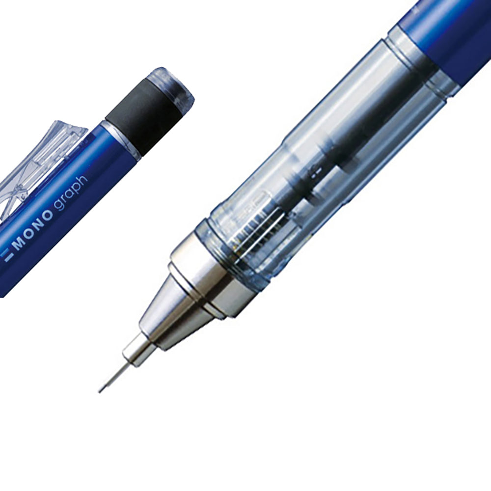 Tombow MONO Graph Mekanik Kurşun Kalem 0.7mm Mavi