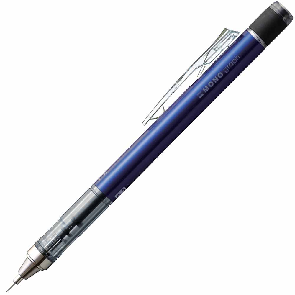Tombow MONO Graph Mekanik Kurşun Kalem 0.7mm Mavi