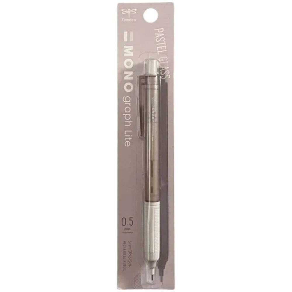 Tombow MONO Graph Lite Pastel Glass Mekanik Kurşun Kalem 0,5mm Cam Kahve