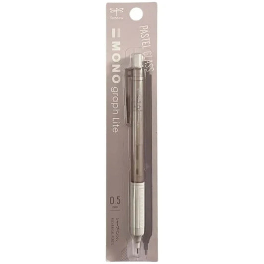 Tombow MONO Graph Lite Pastel Glass Mekanik Kurşun Kalem 0,5mm Cam Kahve