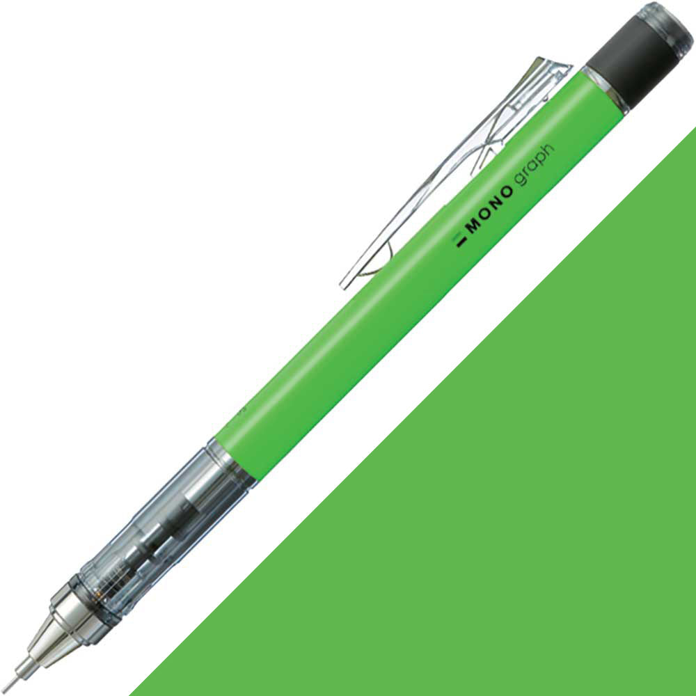 Tombow MONO Graph Neon Mekanik Kurşun Kalem 0.7mm Neon Yeşil