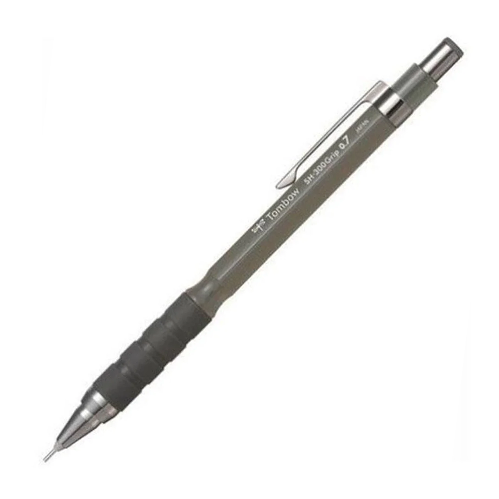 Tombow SH-300 Grip Metalik Mekanik Kurşun Kalem 0.7mm Gümüş