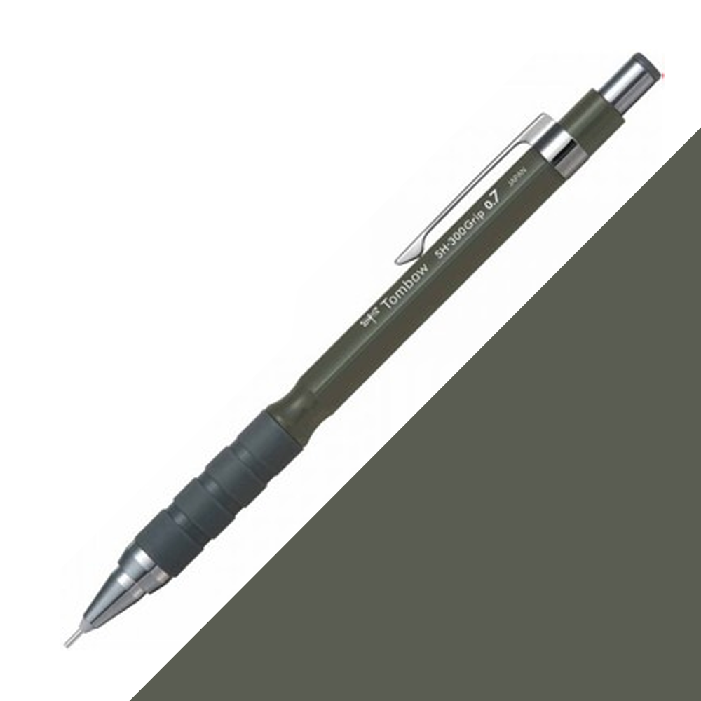 Tombow SH-300 Grip Metalik Mekanik Kurşun Kalem 0.7mm Kurşun