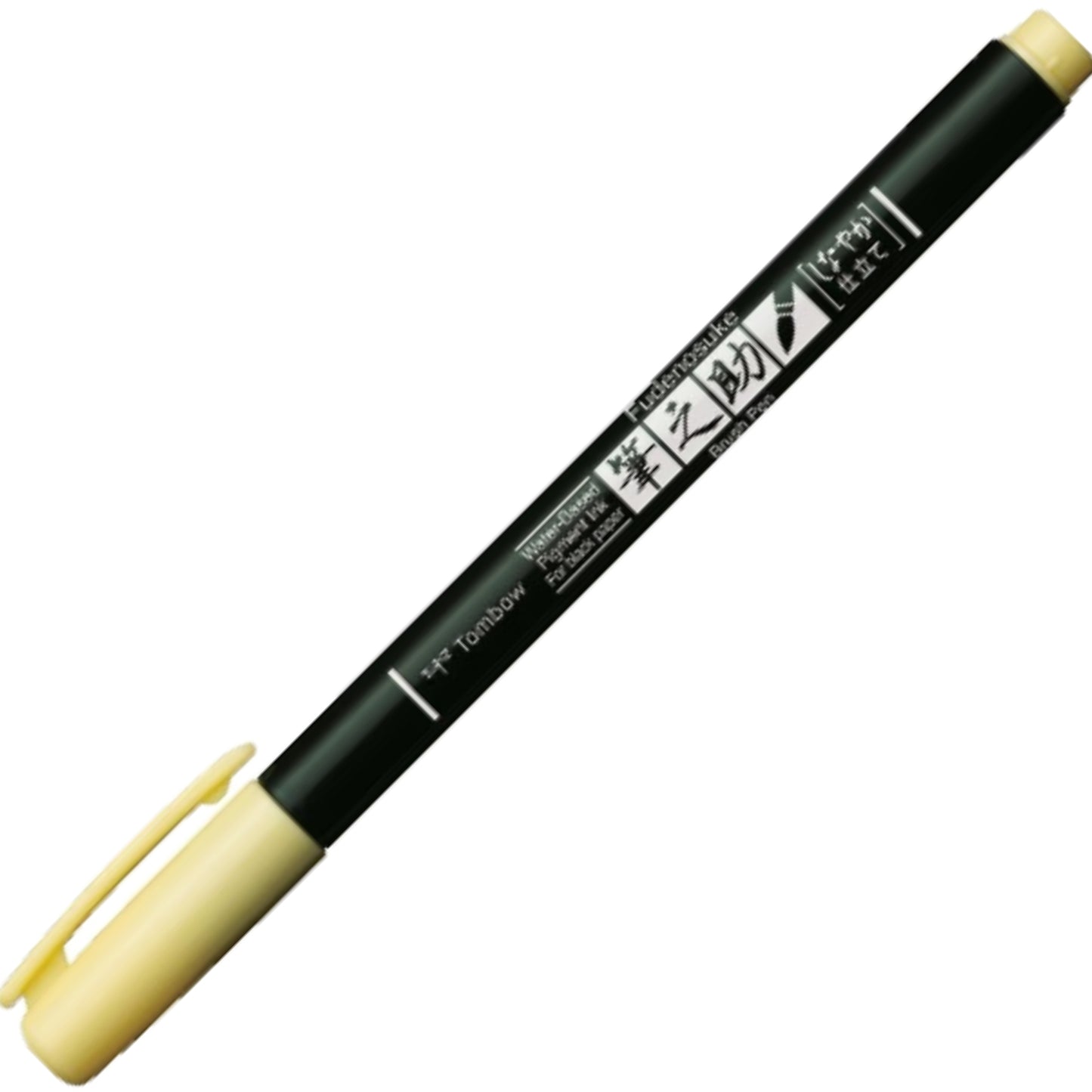 Tombow FUDENOSUKE Colors Yumuşak Fırça Uçlu Çizim&Kaligrafi Kalemi Soluk Sarı 02